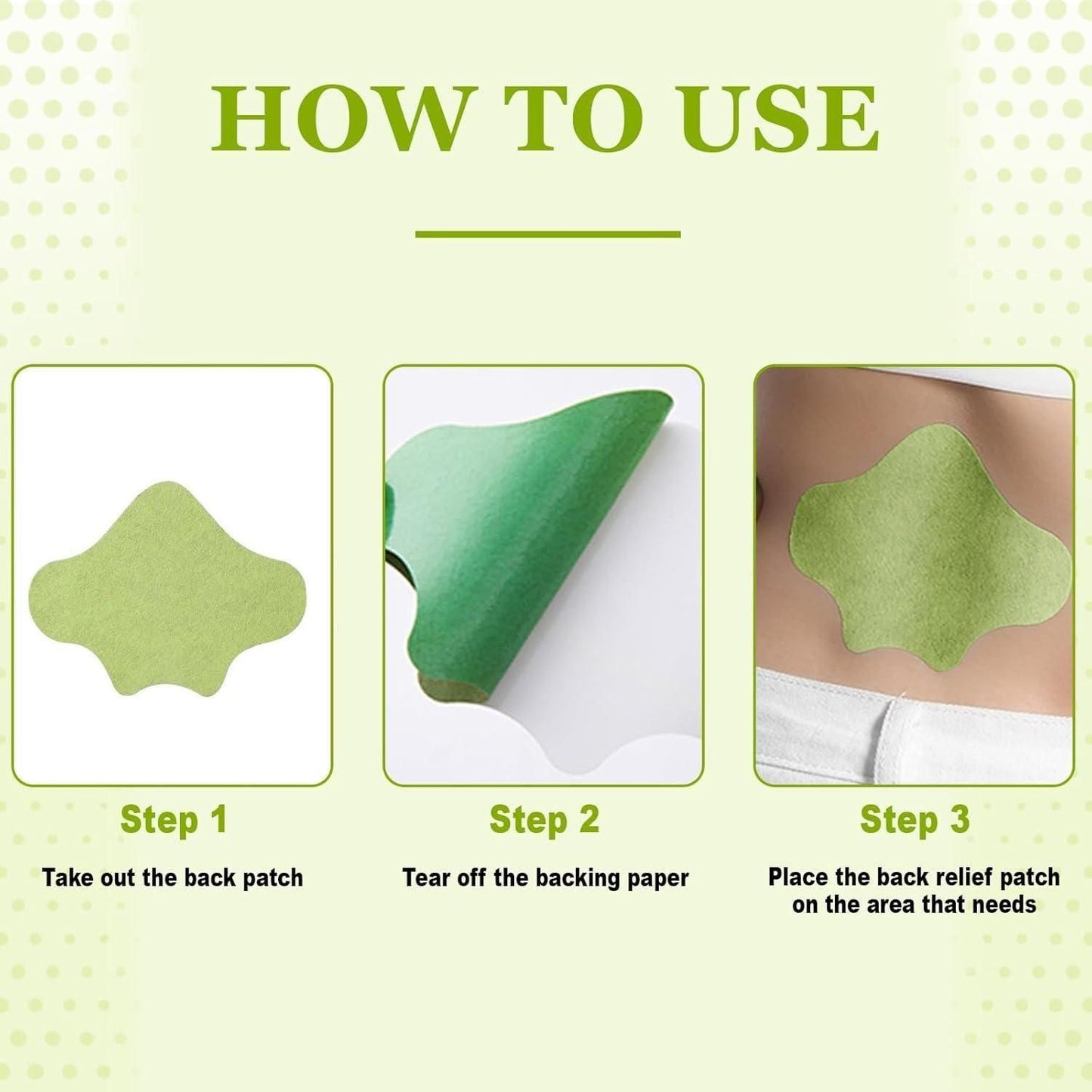 Knee Pain Relief Patches – Self Heating Moxa Therapy